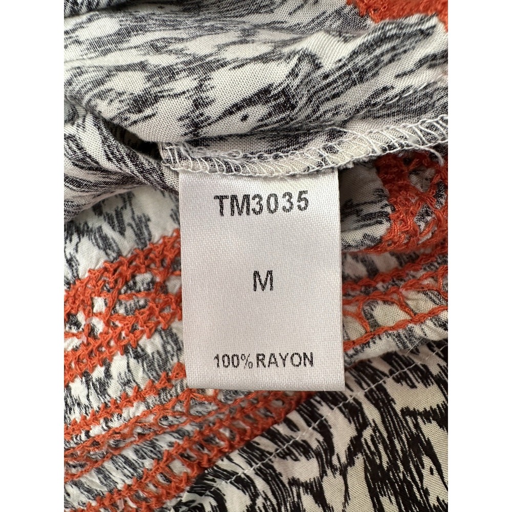 THML Maxi Dress Womans M Boho Embroidered Beach Farmers Market Coastal Vibes - Picture 11 of 13